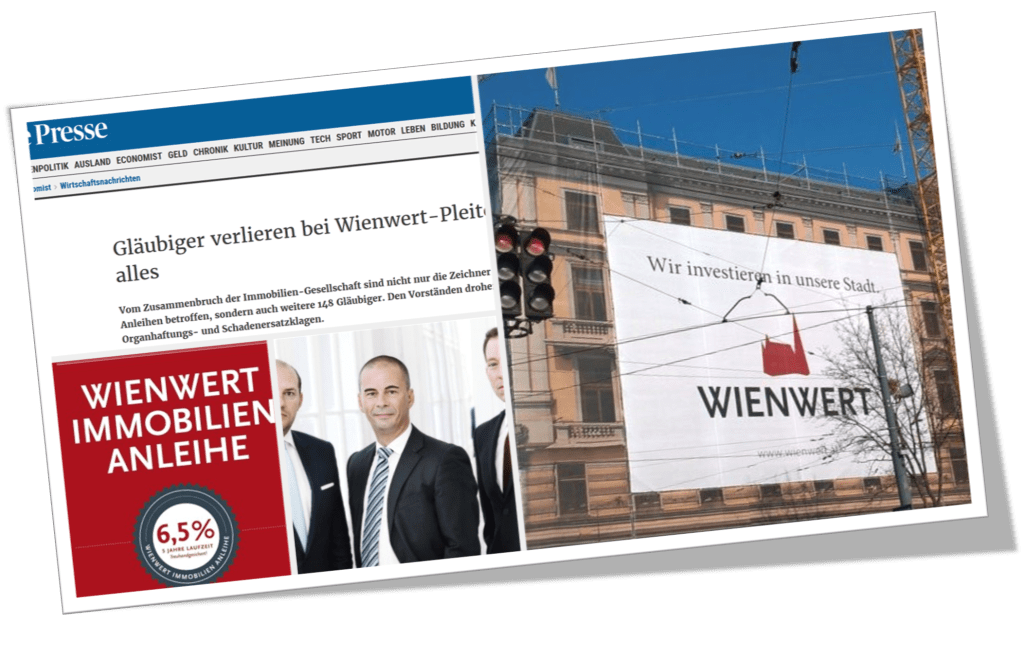 Wienwert Pleite Portfolio