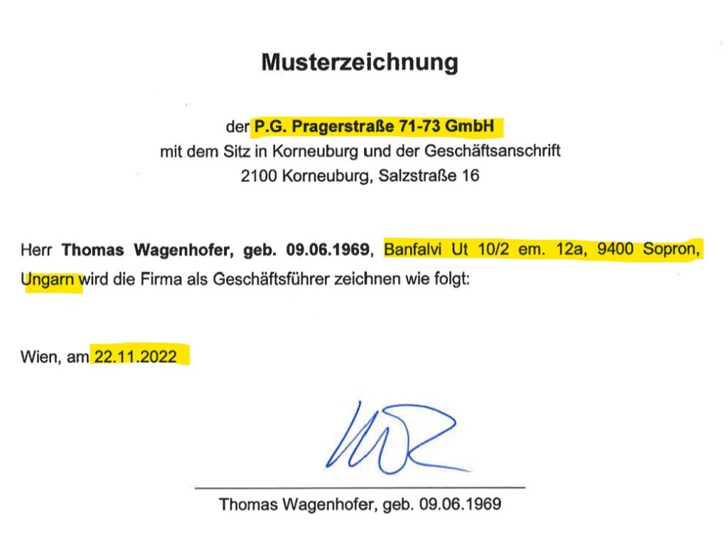 Thomas Wagenhofer und sein neues Projekt mit ungarischer Adresse