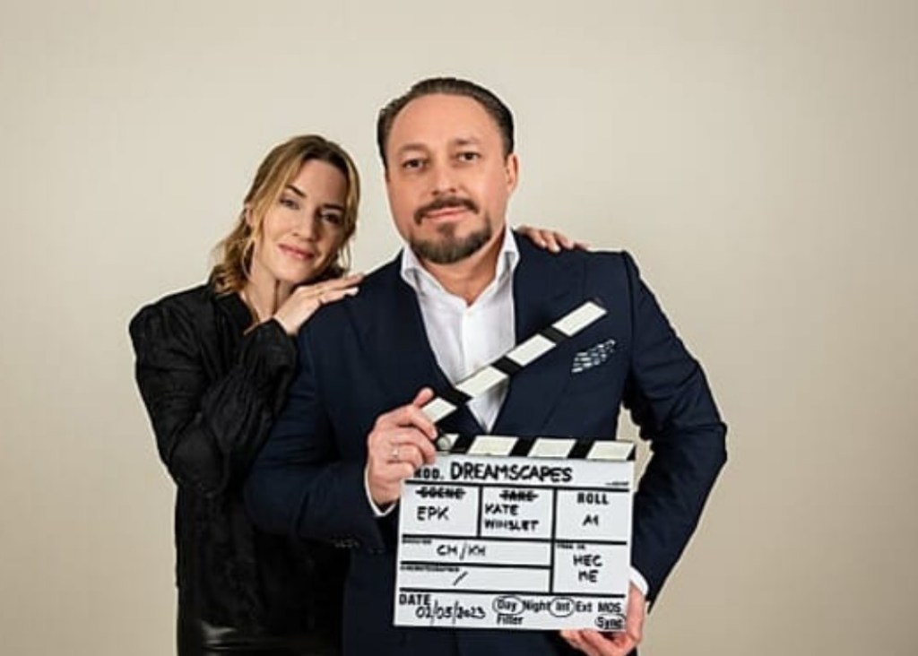 Klemens Hallmann and Kate Winslet