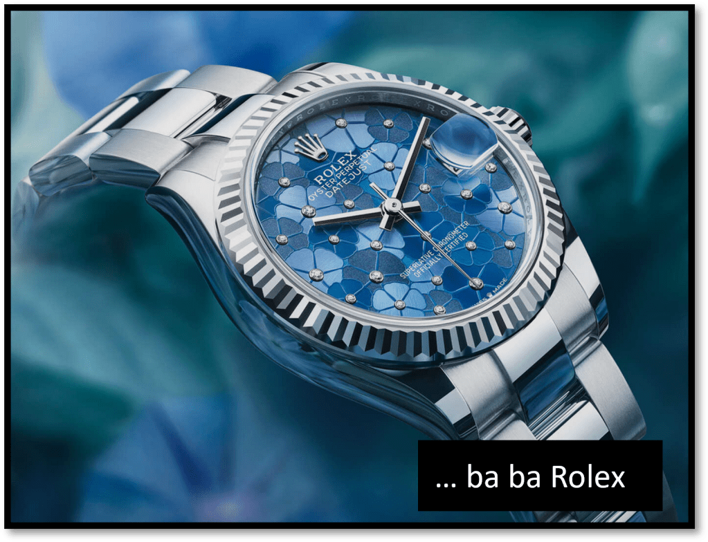 ba ba Rolex sagen die Wiener Wilden