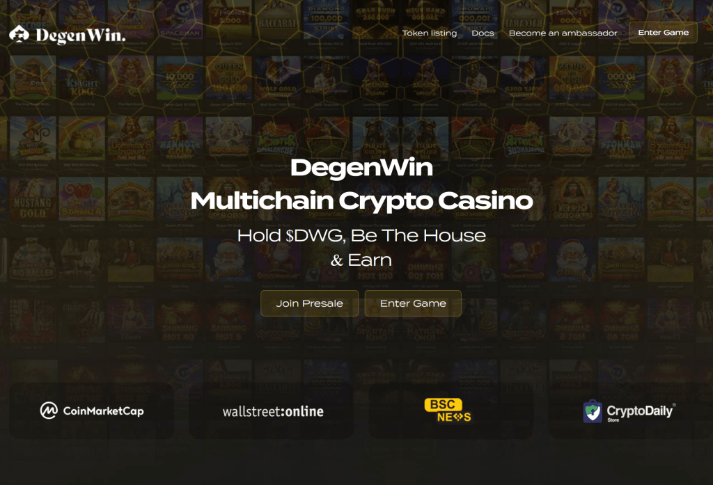 Jimmy Chien and DegenWin in Token Projekt