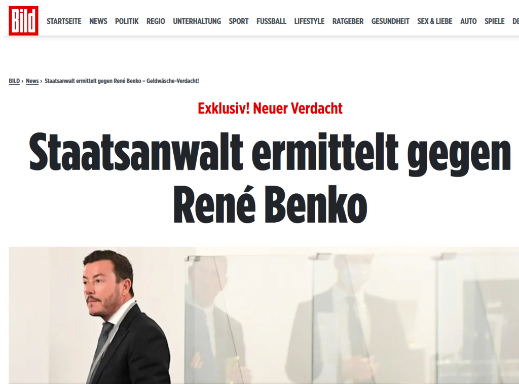 René Benko im Geldwäsche-Strudel: Wiener Zocker-Spiele mit Milliarden auf der dunklen Bühne des Immobiliensektors