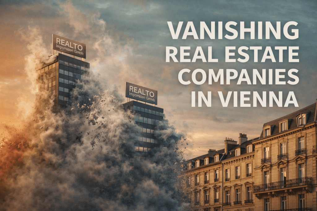 Die REALTO Immobilien von Lukas Koch-Hochmuth und Peter Kilian und Thomas Wagenhofer wird von Harald Schmitd als NIOBE Immoblien entsorgt